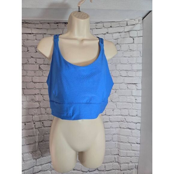 Athletic Works Women's Size XXL (20) Blue Sports Bra - Picture 1 of 4